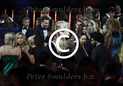 Amsterdam 12 oktober 2017 
Uitreiking televizierring in het afas live theater. Eva Jinek met vriend