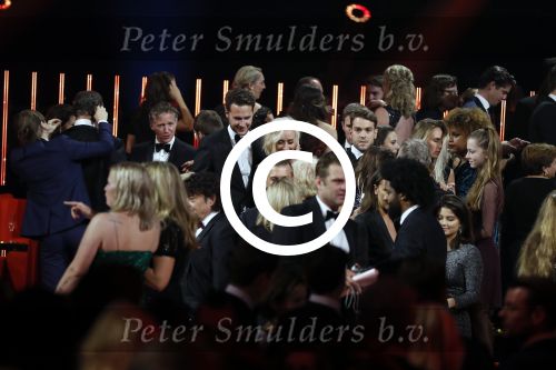 Amsterdam 12 oktober 2017 
Uitreiking televizierring in het afas live theater. Eva Jinek met vriend