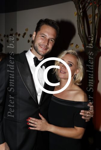 Amsterdam 12 oktober 2017 
Uitreiking televizierring in het afas live theater. Eva Jinek met vriend