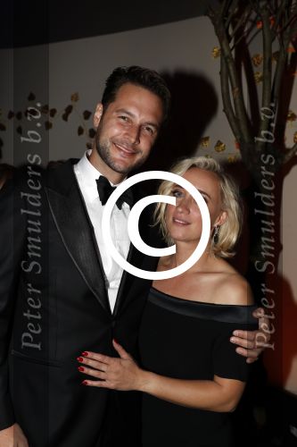Amsterdam 12 oktober 2017 
Uitreiking televizierring in het afas live theater. Eva Jinek met vriend