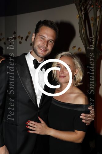 Amsterdam 12 oktober 2017 
Uitreiking televizierring in het afas live theater. Eva Jinek met vriend