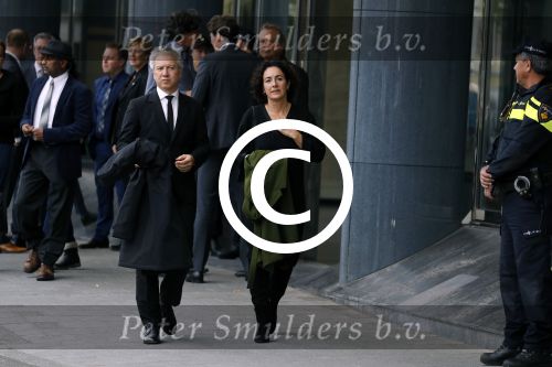 Amsterdam 14 oktober 2017
Afscheidsdienst van burgemeetser Eberhard v d Laan in het concertgebouw. Femke Halsema met man
