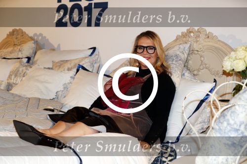 Amsterdam 6 oktober 2017 
Event van de Nederlandse Voque met Fiona Hering Hoofdredactrice Karin Swerink en Viktor & Rolf met hun hondje. Het event vindt plaats in het Amstel Hotel