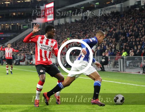 Eindhoven, 22 Januari 2017 Kompetitiewedstrijd PSV-SC Heerenveen, eindstand 4-3