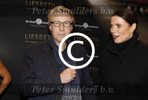 Amsterdam 2 oktober 2017
Premiere Liesbeth List de musical in Carre. Frank Boeijen met  vrouw