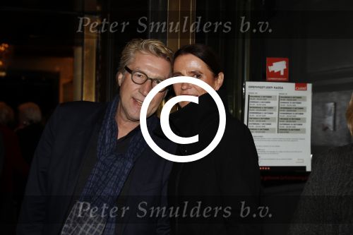 Amsterdam 2 oktober 2017
Premiere Liesbeth List de musical in Carre. Frank Boeijen met  vrouw