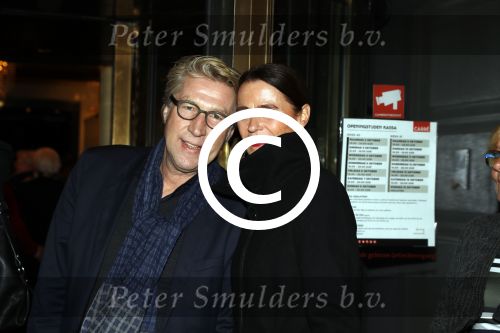 Amsterdam 2 oktober 2017
Premiere Liesbeth List de musical in Carre. Frank Boeijen met  vrouw