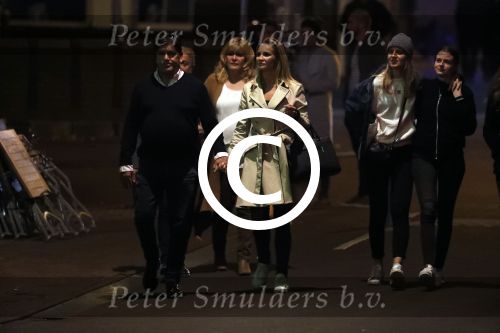 Amsterdam 18 oktober 2017
Frank masmeier en zijn vriendin Jaimy v Lent op straat in amsterdam na een etentje in restaurant Castell