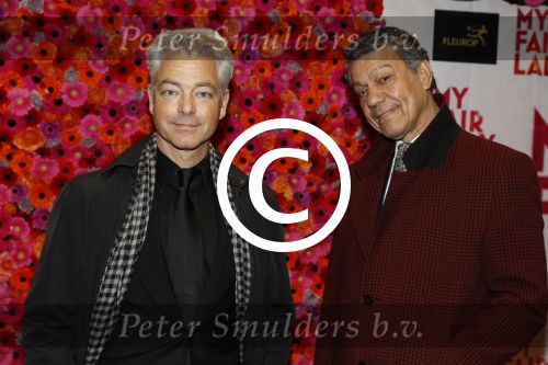 Amsterdam 6 november 2017 
Premiere my fair lady in carre. Frank sanders met kennis