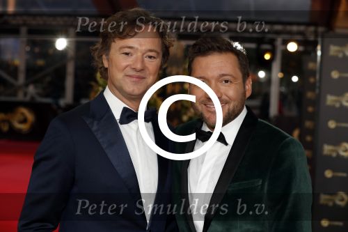 Amsterdam 12 oktober 2017 
Uitreiking televizierring in het afas live theater. Frits Sissing en Klaas van der Eerden
