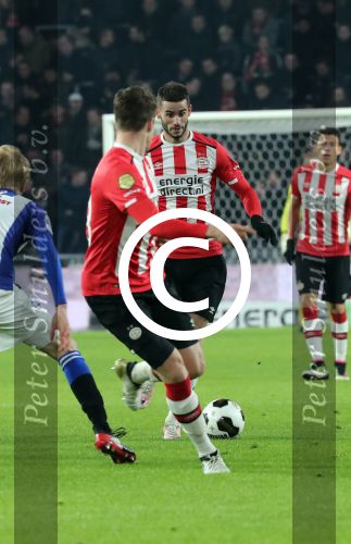 Eindhoven, 22 Januari 2017 Kompetitiewedstrijd PSV-SC Heerenveen, eindstand 4-3