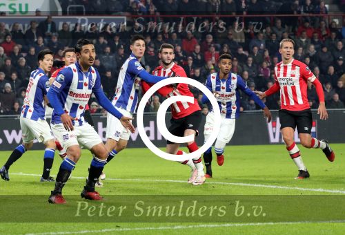 Eindhoven, 22 Januari 2017 Kompetitiewedstrijd PSV-SC Heerenveen, eindstand 4-3