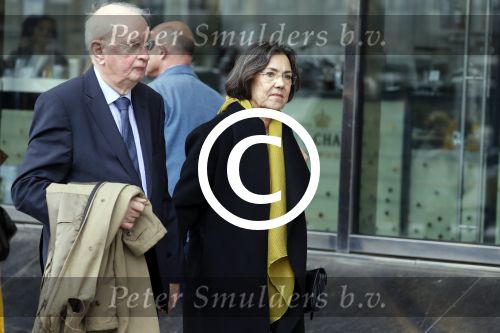 Amsterdam 14 oktober 2017
Afscheidsdienst van burgemeetser Eberhard v d Laan in het concertgebouw. Gerdi Verbeet  met man