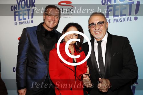 Utrecht 29 oktober 2017
Premiere on your feet in beatrixtheater in Utrecht. Gloria Estefan en haar man Emilio met Albert Verlinde