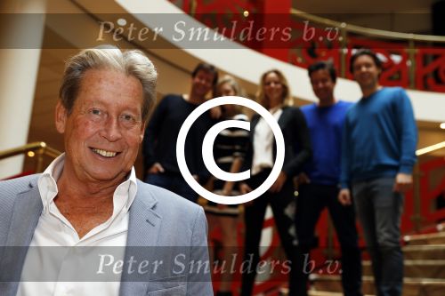 Zeist 31 oktober 2017
Hans Kazan met zijn zoons Steven Oscar Renzo en schoondochter Mara in het Fyji hotel in zeist