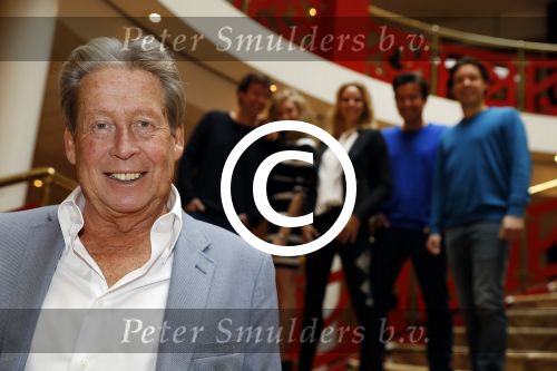 Zeist 31 oktober 2017
Hans Kazan met zijn zoons Steven Oscar Renzo en schoondochter Mara in het Fyji hotel in zeist