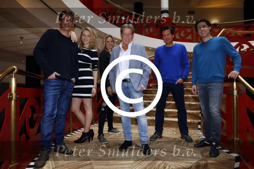 Zeist 31 oktober 2017
Hans Kazan met zijn zoons Steven Oscar Renzo en schoondochter Mara in het Fyji hotel in zeist