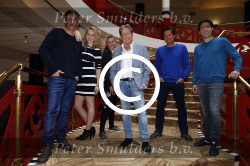Zeist 31 oktober 2017
Hans Kazan met zijn zoons Steven Oscar Renzo en schoondochter Mara in het Fyji hotel in zeist