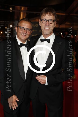 Amsterdam 12 oktober 2017 
Uitreiking televizierring in het afas live theater. Hans Schiffers met partner