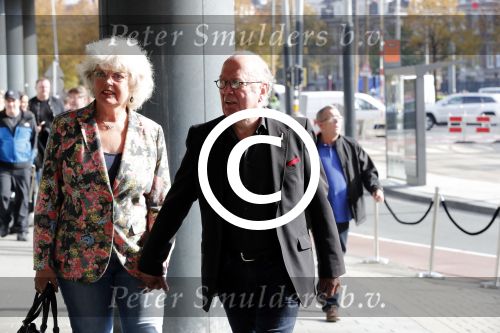Amsterdam 14 oktober 2017
Afscheidsdienst van burgemeetser Eberhard v d Laan in het concertgebouw. Harrie Slinger met zijn vrouw