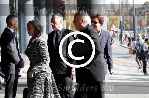 Amsterdam 14 oktober 2017
Afscheidsdienst van burgemeetser Eberhard v d Laan in het concertgebouw. Herman v Veen met vrouw