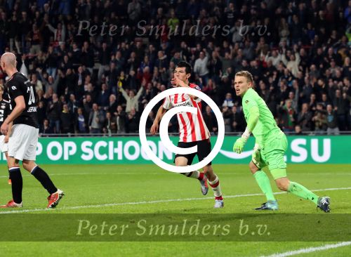 Eindhoven, 30 September 2017
PSV-Willem II, eindstand 4-0  Kompetitie 2017/2018
Hirving Lozano