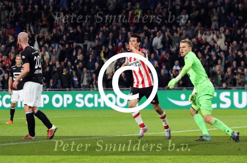 Eindhoven, 30 September 2017
PSV-Willem II, eindstand 4-0  Kompetitie 2017/2018
Hirving Lozano