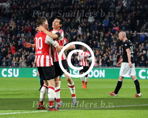Eindhoven, 30 September 2017
PSV-Willem II, eindstand 4-0  Kompetitie 2017/2018
Hirving Lozano