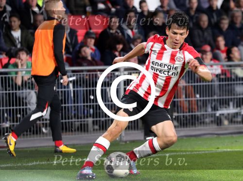 Eindhoven, 30 September 2017
PSV-Willem II, eindstand 4-0  Kompetitie 2017/2018
Hirving Lozano