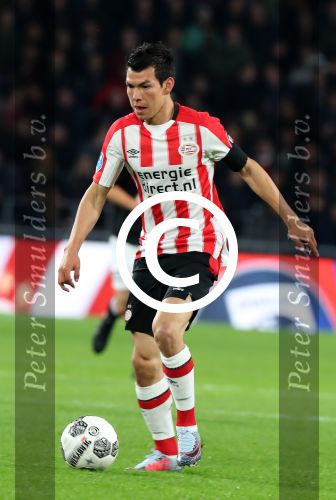 Eindhoven, 30 September 2017
PSV-Willem II, eindstand 4-0  Kompetitie 2017/2018
Hirving Lozano