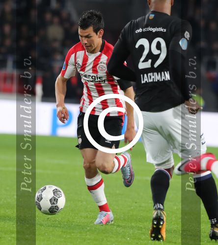 Eindhoven, 30 September 2017
PSV-Willem II, eindstand 4-0  Kompetitie 2017/2018
Hirving Lozano