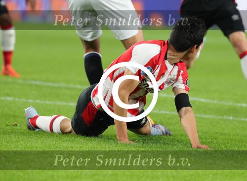 Eindhoven, 30 September 2017
PSV-Willem II, eindstand 4-0  Kompetitie 2017/2018
Hirving Lozano