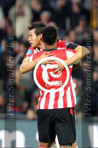 Eindhoven, 30 September 2017
PSV-Willem II, eindstand 4-0  Kompetitie 2017/2018
Hirving Lozano