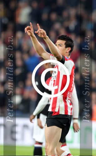 Eindhoven, 30 September 2017
PSV-Willem II, eindstand 4-0  Kompetitie 2017/2018
Hirving Lozano