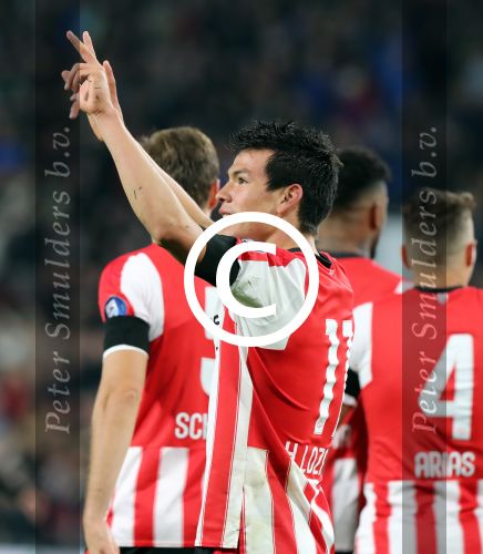 Eindhoven, 30 September 2017
PSV-Willem II, eindstand 4-0  Kompetitie 2017/2018
Hirving Lozano