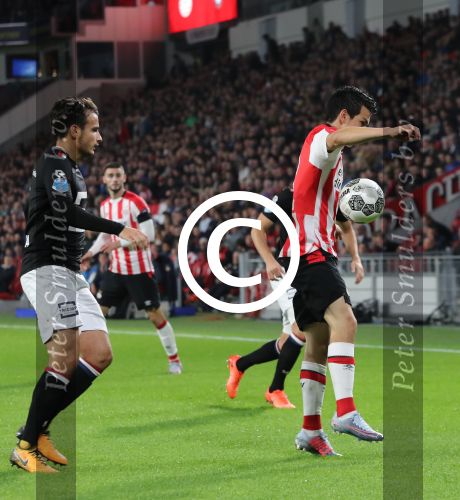 Eindhoven, 30 September 2017
PSV-Willem II, eindstand 4-0  Kompetitie 2017/2018
