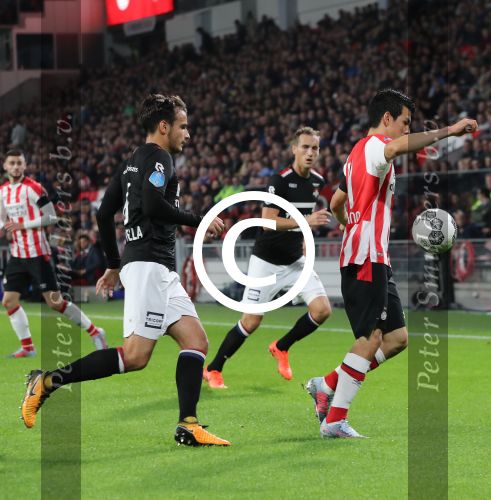 Eindhoven, 30 September 2017
PSV-Willem II, eindstand 4-0  Kompetitie 2017/2018