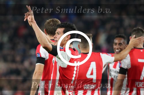 Eindhoven, 30 September 2017
PSV-Willem II, eindstand 4-0  Kompetitie 2017/2018