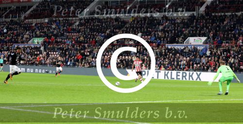 Eindhoven, 30 September 2017 PSV-Willem II, eindstand 4-0 
Kompetitie seizoen 2017/2018
Hirving Lozano scoort 1-0 en 3-0