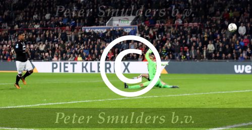 Eindhoven, 30 September 2017 PSV-Willem II, eindstand 4-0 
Kompetitie seizoen 2017/2018
Hirving Lozano scoort 1-0 en 3-0