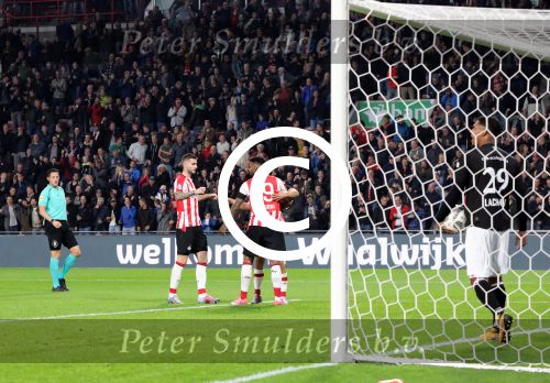 Eindhoven, 30 September 2017 PSV-Willem II, eindstand 4-0 
Kompetitie seizoen 2017/2018
Hirving Lozano scoort 1-0 en 3-0