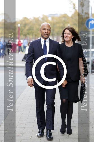 Amsterdam 14 oktober 2017
Afscheidsdienst van burgemeetser Eberhard v d Laan in het concertgebouw. Humberto Tan met zijn vrouw Ineke