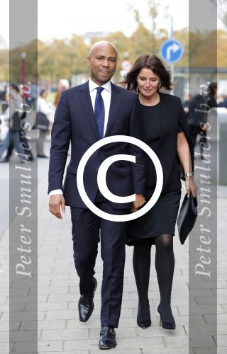 Amsterdam 14 oktober 2017
Afscheidsdienst van burgemeetser Eberhard v d Laan in het concertgebouw. Humberto Tan met zijn vrouw Ineke