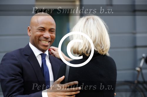 Amsterdam 14 oktober 2017
Afscheidsdienst van burgemeetser Eberhard v d Laan in het concertgebouw. Humberto Tan met zijn vrouw Ineke en Eva Jinek