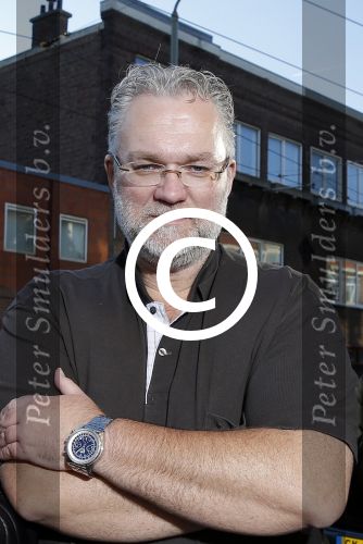 Den Haag 1 oktober 2015
Jake Hampel met zijn vrouw Lydia en hun 2 zoons bij een tatoo shop in Den Haag.