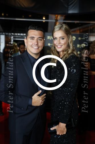 Amsterdam 12 oktober 2017 
Uitreiking televizierring in het afas live theater. jan en Liza Smit