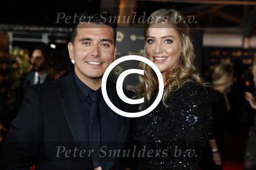 Amsterdam 12 oktober 2017 
Uitreiking televizierring in het afas live theater. jan en Liza Smit