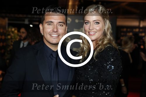 Amsterdam 12 oktober 2017 
Uitreiking televizierring in het afas live theater. jan en Liza Smit