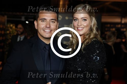 Amsterdam 12 oktober 2017 
Uitreiking televizierring in het afas live theater. jan en Liza Smit