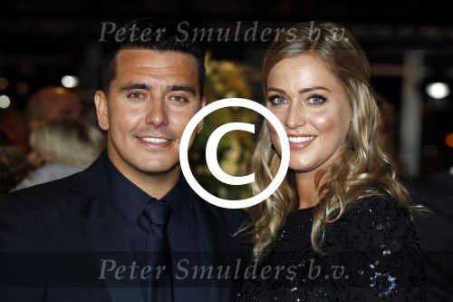 Amsterdam 12 oktober 2017 
Uitreiking televizierring in het afas live theater. jan en Liza Smit